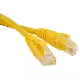 Кабель патч-корд U/UTP 6 кат. 0,5м Hyperline PC-LPM-UTP-RJ45-RJ45-C6-0.5M-LSZH-YL желтый