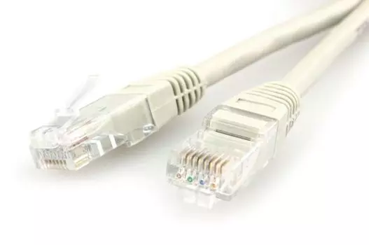 Кабель патч-корд U/UTP 6 кат. 15м Cablexpert PP6U-15M литой, многожильный (серый)