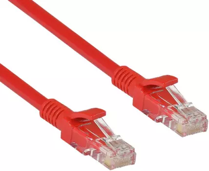 Кабель патч-корд U/UTP 6 кат. 0.5м Exegate UTP-RJ45-RJ45-C6-0,5M-RD EX282023RUS красный