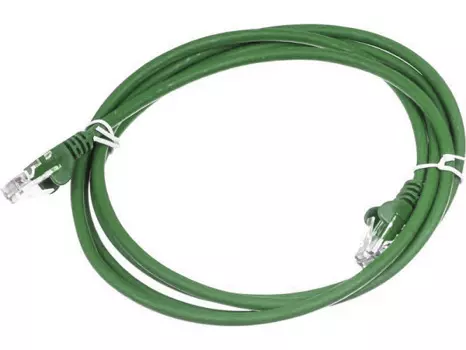 Кабель патч-корд U/UTP 6 кат. 2м Lanmaster LAN-PC45/U6-2.0-GN RJ45 - RJ45, 4 пары, зеленый, LSZH