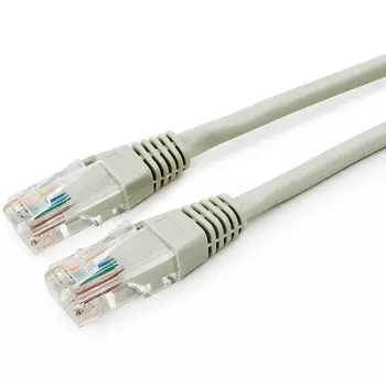 Кабель патч-корд U/UTP 6 кат. 5м Filum FL-U6-5M 26AWG(7x0.16 мм), омедненный алюминий (CCA), PVC, серый