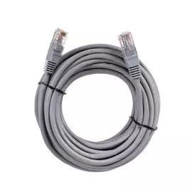 Кабель патч-корд U/UTP 6 кат. 5м Telecom NA102-UTP-C6-5M литой, серый