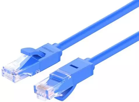 Кабель патч-корд U/UTP 6 кат. 5м UGREEN NW102 8-Core , длина: 5м, цвет: синий