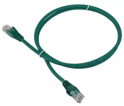 Кабель патч-корд U/UTP 6 кат. 1,5м Lanmaster LAN-PC45/U6-1.5-GN RJ45 - RJ45, 4 пары, зеленый, LSZH
