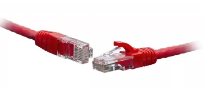 Кабель патч-корд U/UTP 6 кат. 10м SNR SNR-UU4-6-100-LST-RD U/UTP 4-х парный cat.6 10м LSZH standart красный