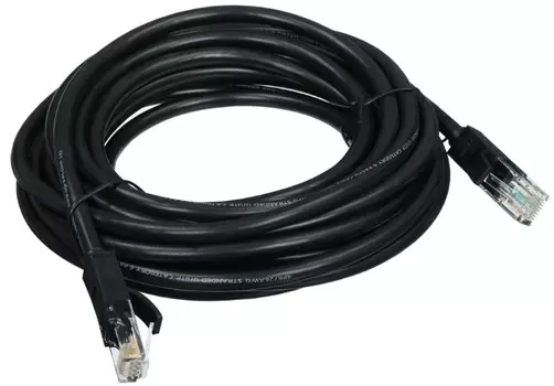 Кабель патч-корд U/UTP 6 кат. 1м UGREEN NW102 20159_ Ethernet Cable, цвет: черный