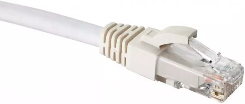 Кабель патч-корд U/UTP 6a кат. 1м Eurolan 21D-UA-01WT LSZH, 1 м, белый