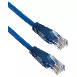 Кабель патч-корд U/UTP 5e кат. 0,3м. Exegate UTP-RJ45-RJ45-5e-0,3M-BL EX258667RUS синий