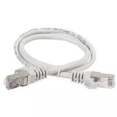 Кабель патч-корд U/UTP 5e кат. 0,5м. ITK PC01-C5EUL-05M неэкр., RJ45/RJ45, LSZH, серый
