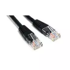 Кабель патч-корд U/UTP 5e кат. 0,5м. Lanmaster LAN-PC45/U5E-0.5-BK LSZH, черный