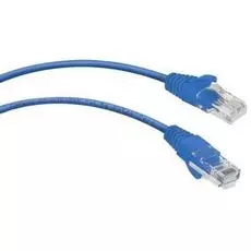 Кабель патч-корд U/UTP 5e кат. 0,3м. Cabeus PC-UTP-RJ45-Cat.5e-0.3m-BL неэкранированный, синий