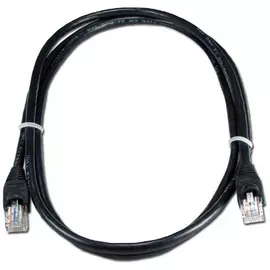 Кабель патч-корд U/UTP 5e кат. 10м. GCR GCR-LNC06-10.0m , AWG24, RJ45, литой (Черный), пластик пакет