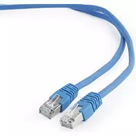 Кабель патч-корд U/UTP 5e кат. 15м. Cablexpert PP12-15M/B литой, многожильный, синий