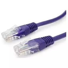 Кабель патч-корд U/UTP 5e кат. 1,5м. Cablexpert PP12-1.5M/V многожильный, фиолетовый