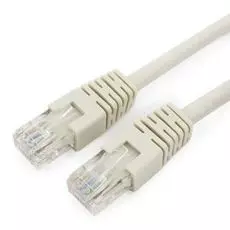 Кабель патч-корд U/UTP 5e кат. 1,5м. Cablexpert PP10-1.5M медный, литой, многожильный, серый