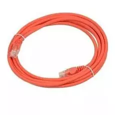 Кабель патч-корд U/UTP 5e кат. 1м. Lanmaster LAN-PC45/U5E-1.0-OR RJ45 - RJ45, 4 пары, оранж., LSZH
