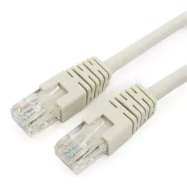 Кабель патч-корд U/UTP 5e кат. 20м. Cablexpert PP10-20M медный, литой, многожильный, серый