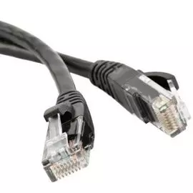 Кабель патч-корд U/UTP 5e кат. 5м NIKOMAX NMC-PC4UD55B-050-BK 2хRJ45/8P8C, T568B, Molded, BC (чистая