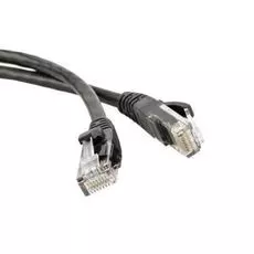 Кабель патч-корд UTP 6 кат. 15м. Hyperline PC-LPM-UTP-RJ45-RJ45-C6-15M-LSZH-BK
