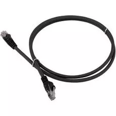 Кабель патч-корд U/UTP 6 кат. 15м Lanmaster LAN-PC45/U6-15-BK LSZH, черный