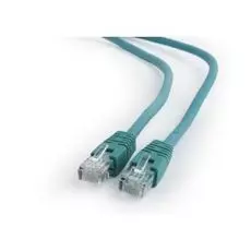 Кабель патч-корд U/UTP 6 кат. 1м Cablexpert PP6U-1M/G литой, многожильный, зелёный