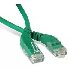 Кабель патч-корд U/UTP 6 кат. 5м Hyperline PC-APM-UTP-RJ45/L45-RJ45/L45-C6-5M-LSZH-GN угловой, левый 45°-левый 45°, LSZH, зеленый