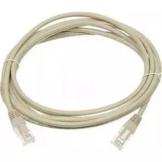 Кабель патч-корд U/UTP 6 кат. 5м Lanmaster LAN-PC45/U6-5.0-GY RJ45 - RJ45, 4 пары, серый, LSZH