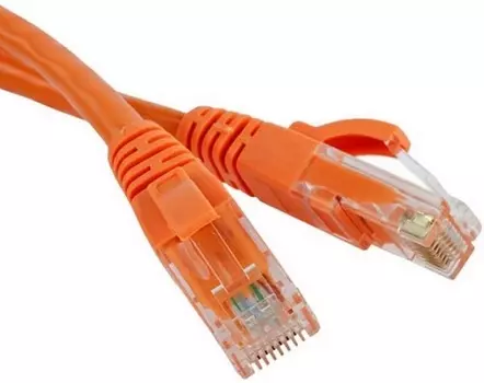 Кабель патч-корд UTP 6 кат. 7м. Lanmaster LAN6-45-45-7.0-LSZH RJ45 - RJ45, 4 пары, оранжевый, LSZH