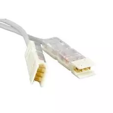 Кабель патч-корд UTP тип 110, 5 кат. 2 пары, 2м. Hyperline PC-110-110-2P-C5-2M-LSZH-GY LSZH, серый