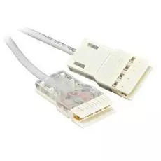 Кабель патч-корд UTP тип 110, 5е кат. 4 пары, 1м Hyperline PC-110-110-4P-C5e-1M-GY Тайвань, серый