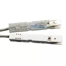 Кабель патч-корд UTP тип 110, 5е кат. 1 пара, 1м. Hyperline PC-110-110-1P-CX-1M-LSZH-GY