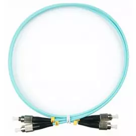 Кабель патч-корд волоконно-оптический Cabeus FOP-50-FC-FC-1m duplex FC-FC 50/125 mm OM3 1м LSZH