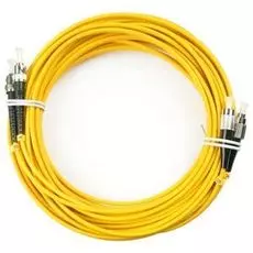 Патч-корд волоконно-оптический Cabeus FOP(d)-9-FC-ST-10m duplex FC-ST 9/125 sm 10м LSZH