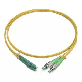 Кабель патч-корд волоконно-оптический Cabeus FOP(d)-9-FC/APC-LC/APC-3m duplex FC/APC-LC/APC 9/125 sm 3м LSZH