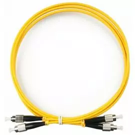 Кабель патч-корд волоконно-оптический Cabeus FOP(d)-9-FC-FC-15m duplex FC-FC 9/125 sm 15м LSZH