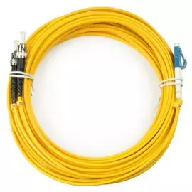 Кабель патч-корд волоконно-оптический Cabeus FOP(d)-9-LC-ST-10m duplex LC-ST 9/125 sm 10м LSZH