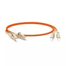 Патч-корд волоконно-оптический Hyperline FC-D2-62-LC/PR-LC/PR-H-15M-LSZH-OR duplex, LSZH, 15 м