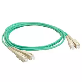 Кабель Lanmaster LAN-2SC-2SC/OM3-5.0 оптический SC-SC, duplex, 50/125, LSZH, 5m