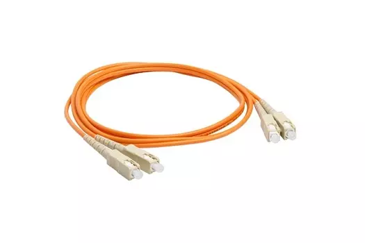 Кабель патч-корд волоконно-оптический Lanmaster LAN-2SC-2SC/OM2-5.0 LSZH, дуплексный, SC/PC-SC/PC, MM 50/125, 5.0 м