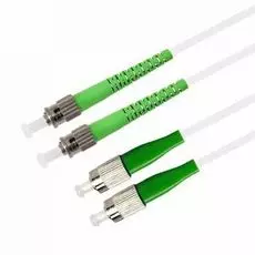 Патч-корд волоконно-оптический TELCORD ШОС-2x3.0-2FC/A-2ST/A-SM(A1)-150м-LSZH-WH duplex FC/APC-ST/APC, SM 9/125 (G657A1), 3.0 мм, LSZH, 150м