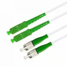 Патч-корд волоконно-оптический TELCORD ШОС-2x3.0-2FC/A-2SC/A-SM(A1)-150м-LSZH-WH duplex FC/APC-SC/APC, SM 9/125 (G657A1), 3.0 мм, LSZH, 150м