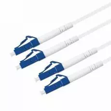 Патч-корд волоконно-оптический TELCORD ШОС-2x3.0-2LC/U-2LC/U-SM(A1)-5м-LSZH-WH duplex LC/UPC-LC/UPC, SM 9/125 (G657A1), 3.0 мм, LSZH, 5м