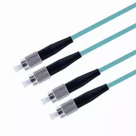 Кабель патч-корд волоконно-оптический TELCORD ШОС-2x3.0-DFC/P-DFC/P-MM503-10м-LSZH-AQ