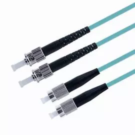 Кабель патч-корд волоконно-оптический TELCORD ШОС-2x3.0-DFC/P-DST/P-MM503-4.0м-LSZH-AQ