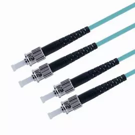 Кабель патч-корд волоконно-оптический TELCORD ШОС-2x3.0-DST/P-DST/P-MM503-15м-LSZH-AQ