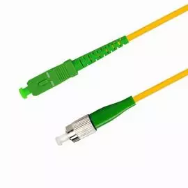 Патч-корд волоконно-оптический TELCORD ШОС-3.0-FC/A-SC/A-SM-1.5м-LSZH-YL simplex FC/APC-SC/APC, SM 9/125 (G652D), 3.0 мм, LSZH, 1.5м