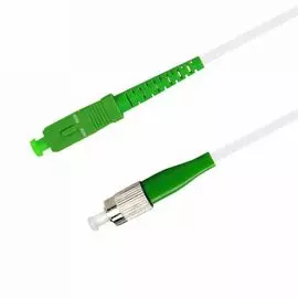 Патч-корд волоконно-оптический TELCORD ШОС-3.0-FC/A-SC/A-SM(A1)-4м-LSZH-WH simplex FC/APC-SC/APC, SM 9/125 (G657A1), 3.0 мм, LSZH, 4м