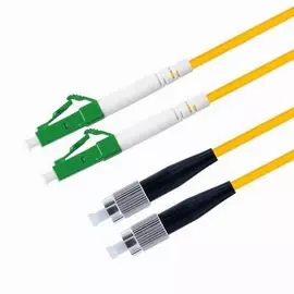 Патч-корд волоконно-оптический TELCORD ШОС-3.0-FC/U-LC/A-SM-7м-LSZH-YL simplex FC/UPC-LC/APC, SM 9/125 (G652D), 3.0 мм, LSZH, 7м