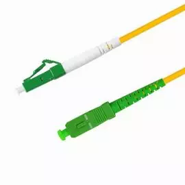 Патч-корд волоконно-оптический TELCORD ШОС-3.0-LC/A-SC/A-SM-0.5м-LSZH-YL simplex LC/APC-SC/APC, SM 9/125 (G652D), 3.0 мм, LSZH, 0.5м