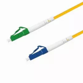 Патч-корд волоконно-оптический TELCORD ШОС-3.0-LC/U-LC/A-SM-0.5м-LSZH-YL simplex LC/UPC-LC/APC, SM 9/125 (G652D), 3.0 мм, LSZH, 0.5м